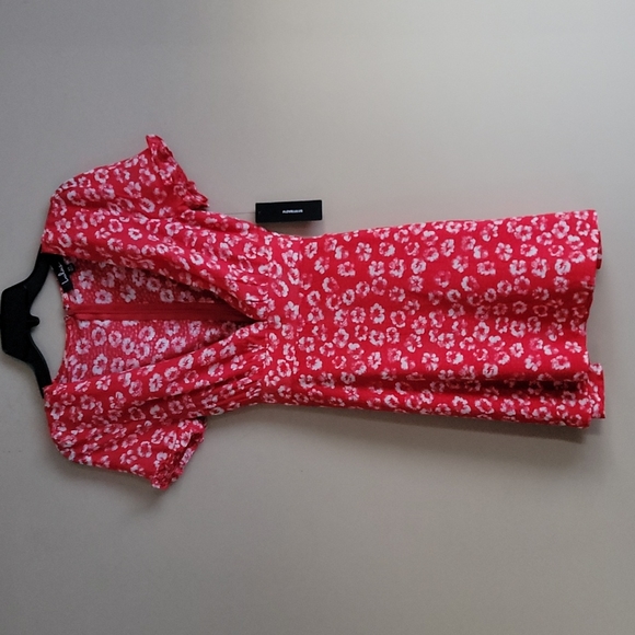 💙HP💙 Lulus Garden Explorer Red Floral Print Mini Dress XS - Picture 9 of 13